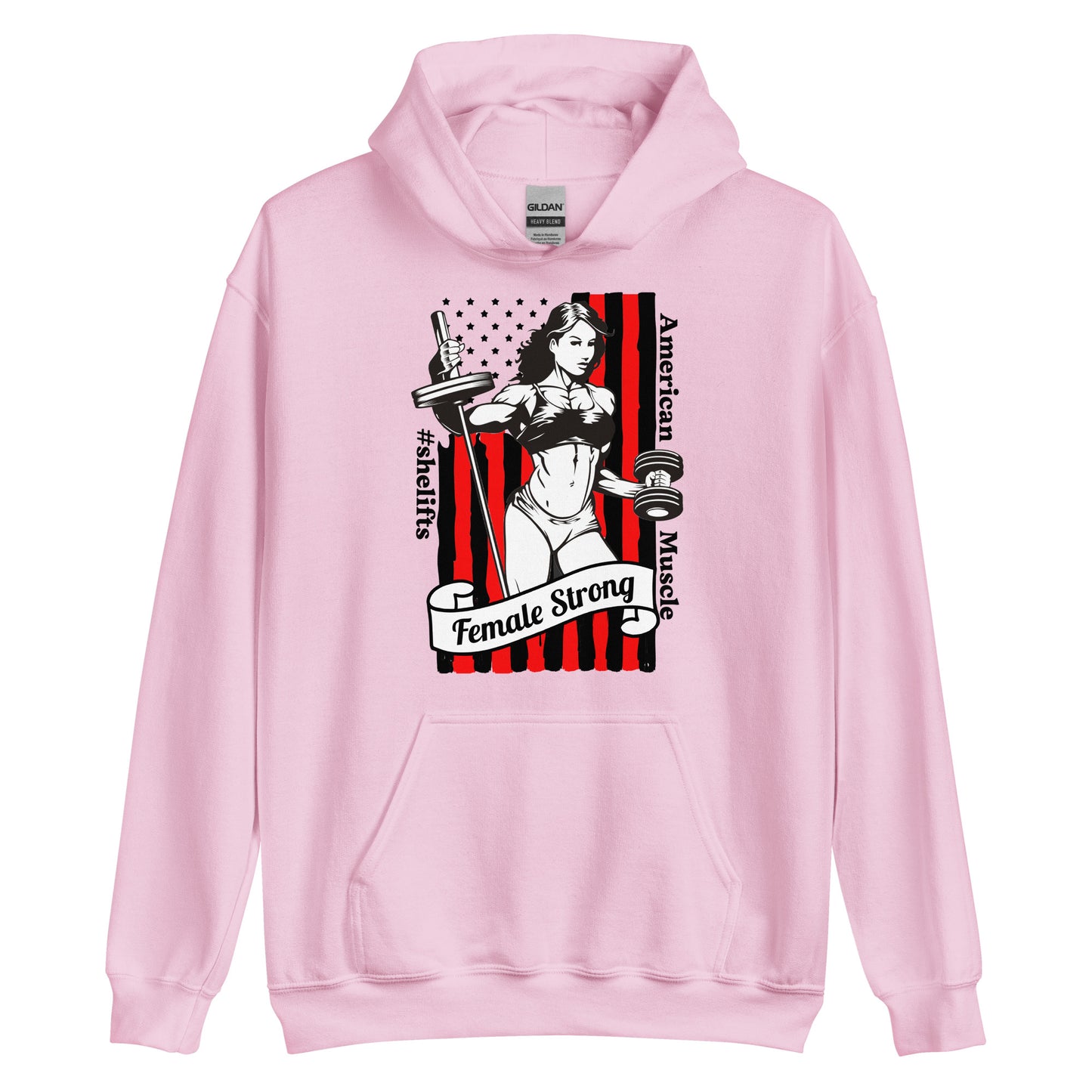 American Muscle: #shelifts Unisex Hoodie