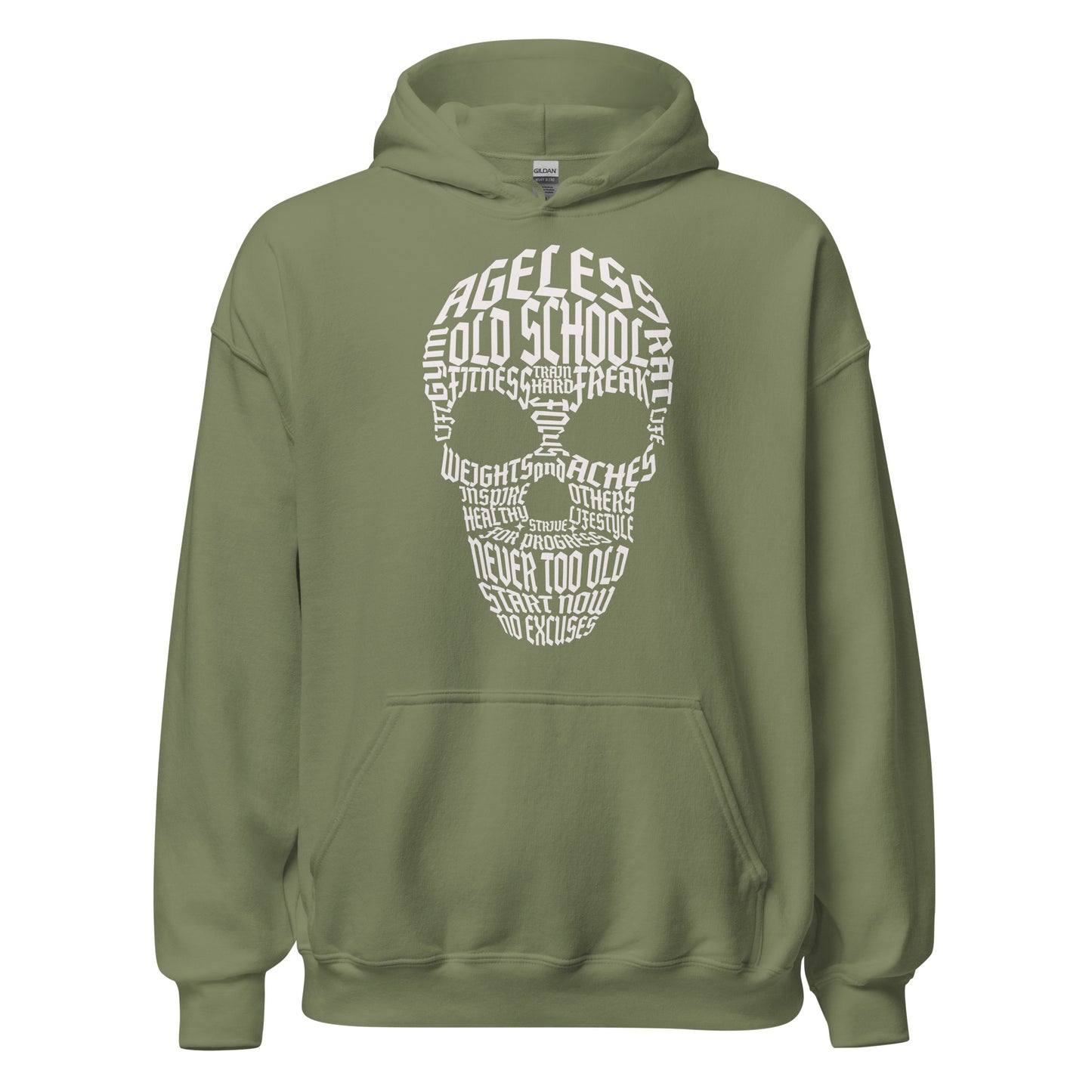 Ageless/ Old School Skull Unisex Hoodie