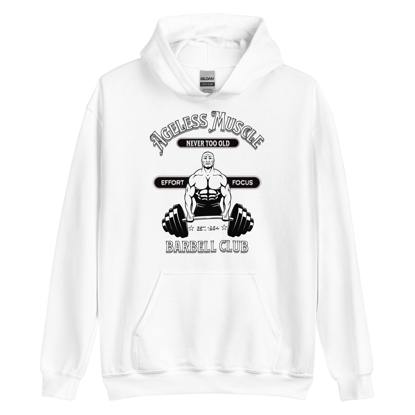 Ageless Muscle Barbell Club Unisex Hoodie