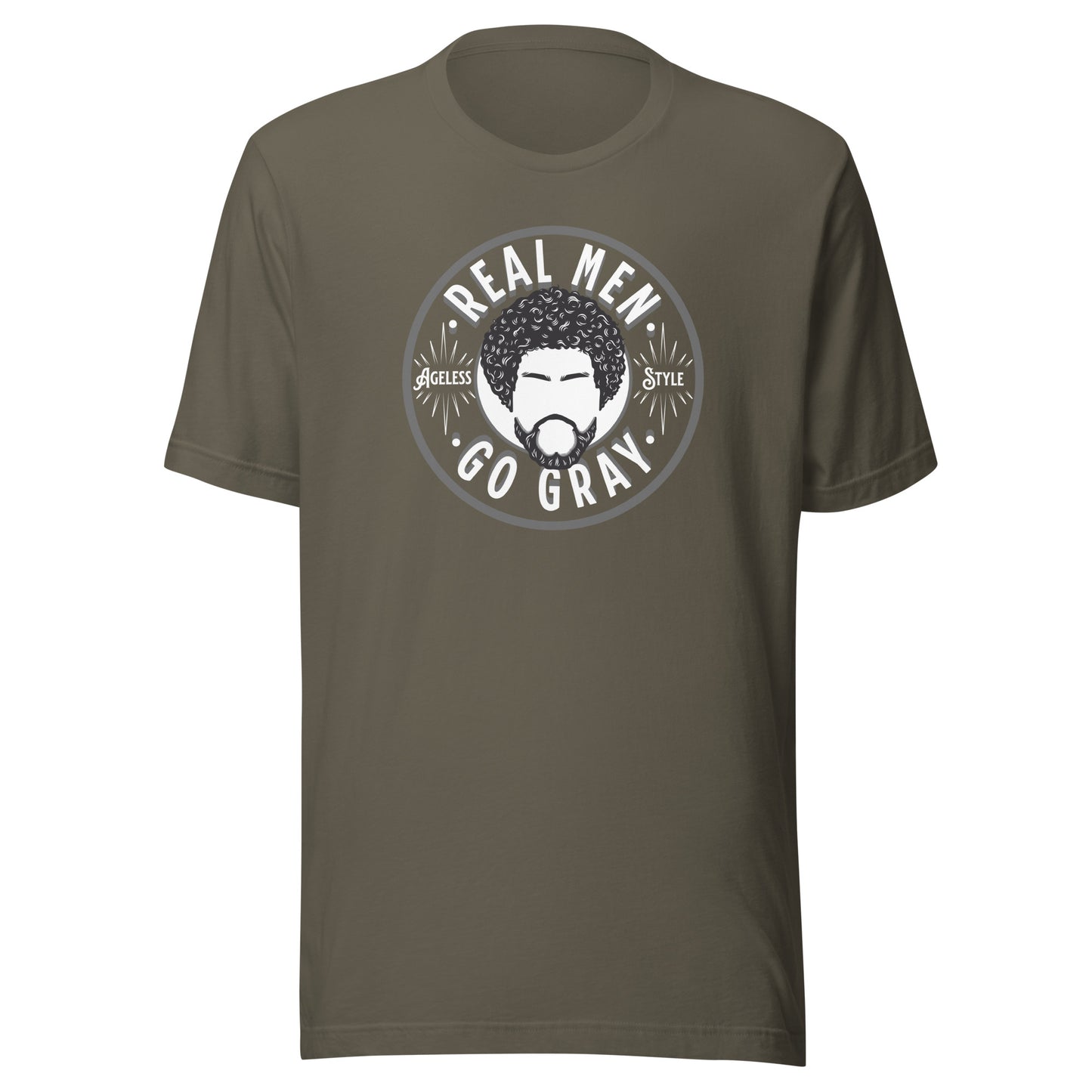Real Men Go Gray Unisex t-shirt