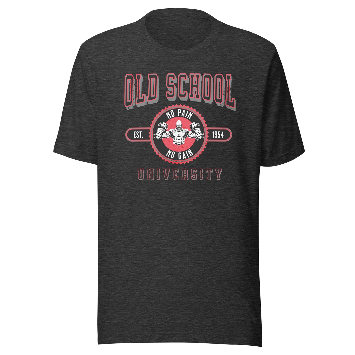 Old School University: No Pain No Gain Unisex T-shirt