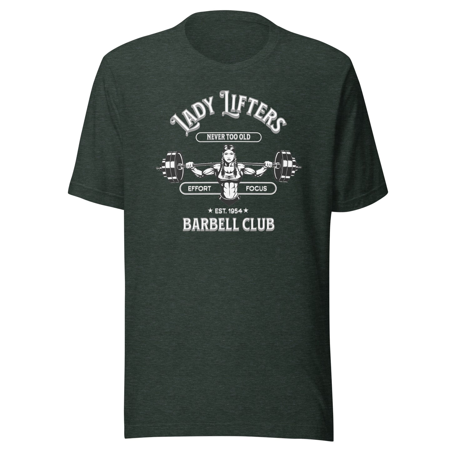 Lady Lifters Barbell Club Unisex t-shirt