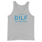 DILF: Damn, I Love Fitness Unisex Tank Top