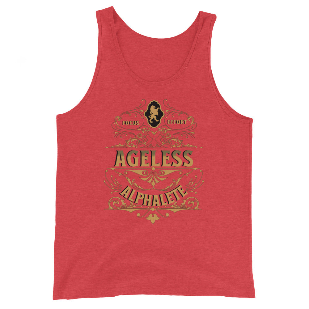 Ageless Alphalete; Unisex Tank Top