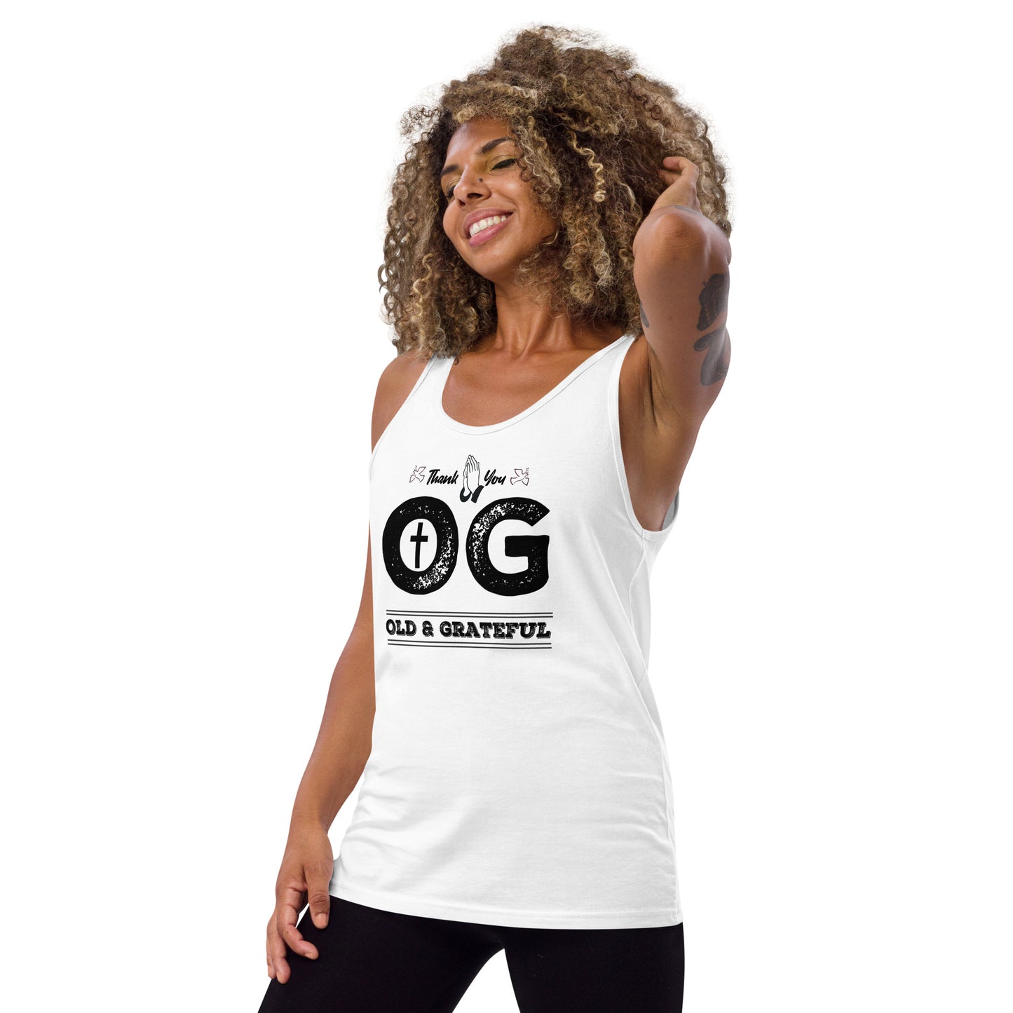 Old and Grateful Unisex Tank Top