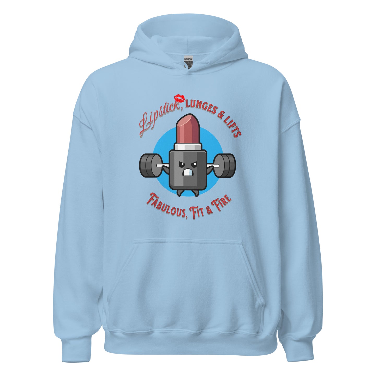 Lipstick, Lunges and Lifts Unisex Hoodie