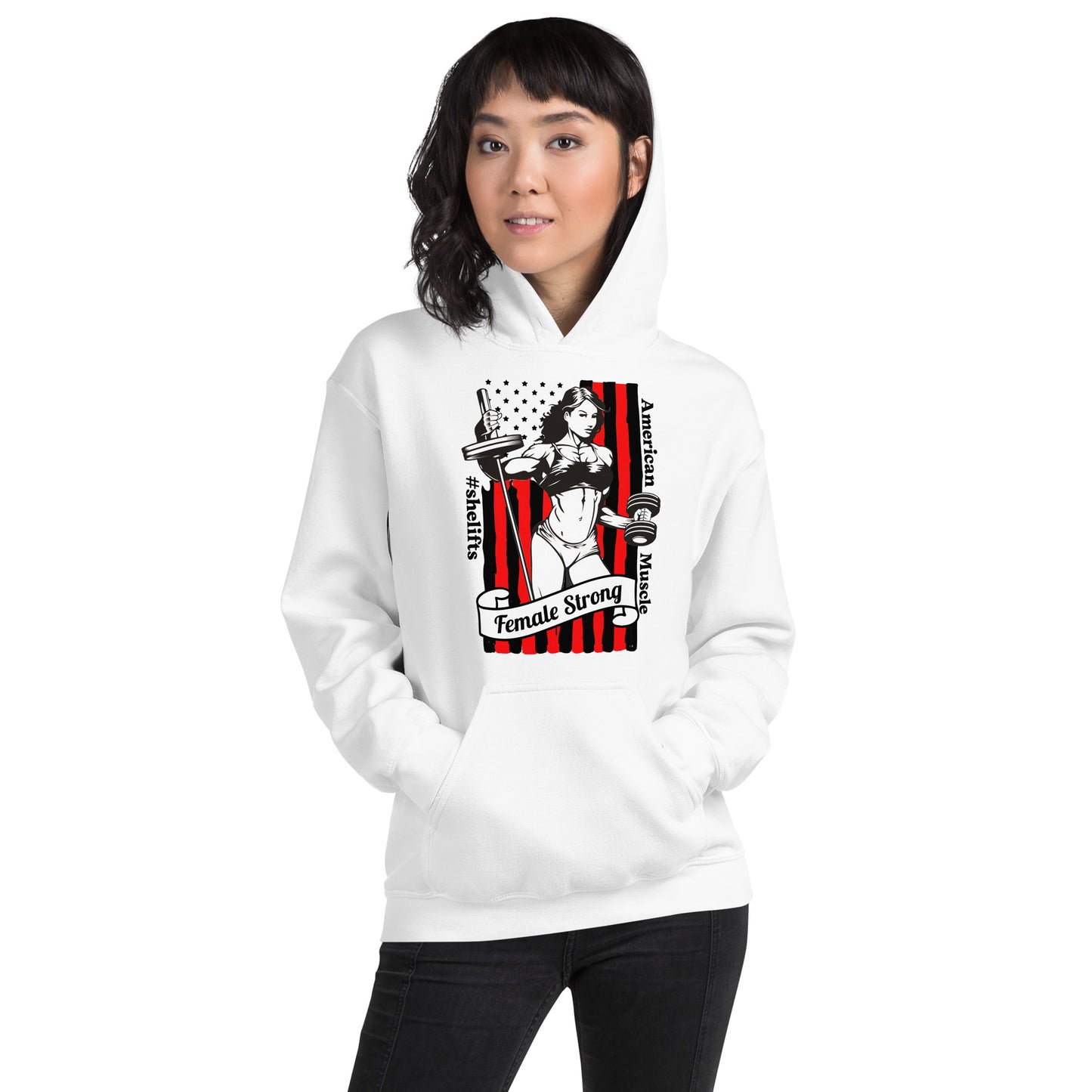 American Muscle: #shelifts Unisex Hoodie
