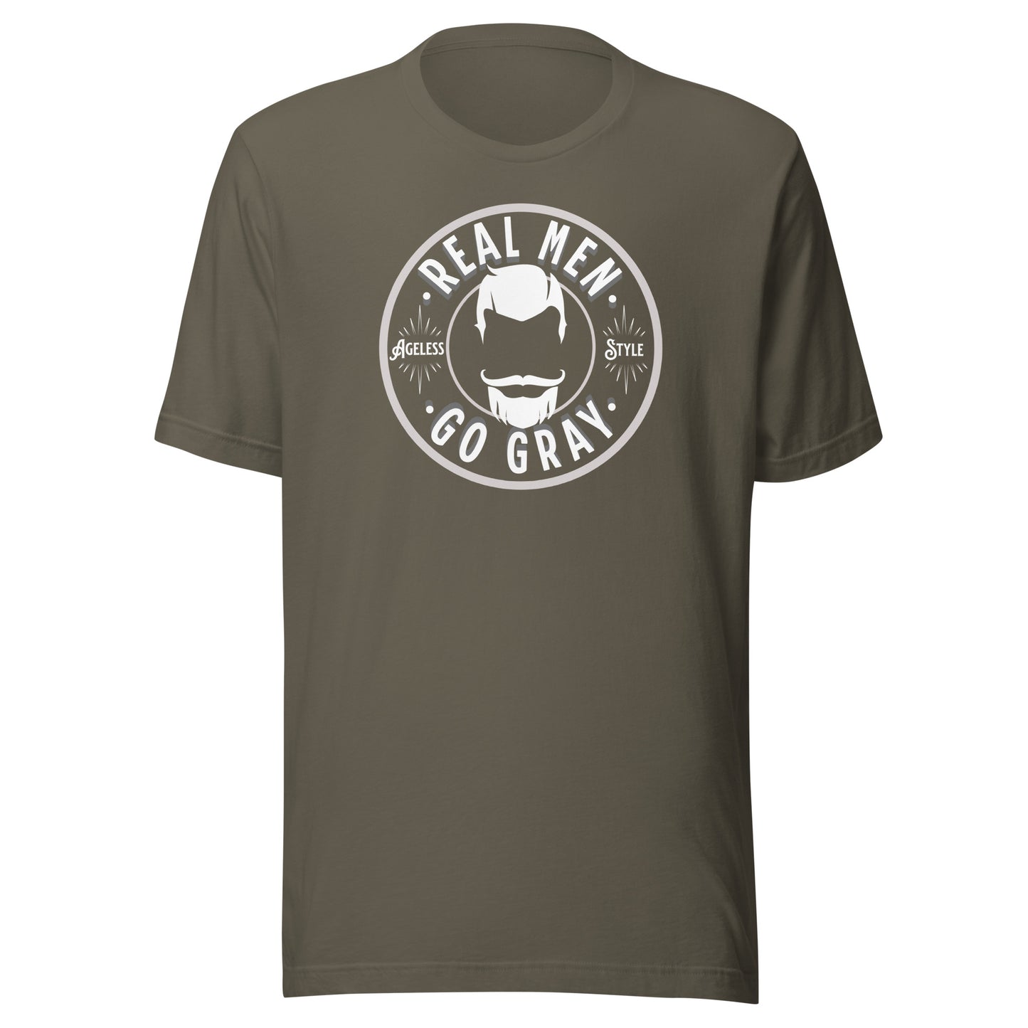 Real Men Go Gray Unisex t-shirt
