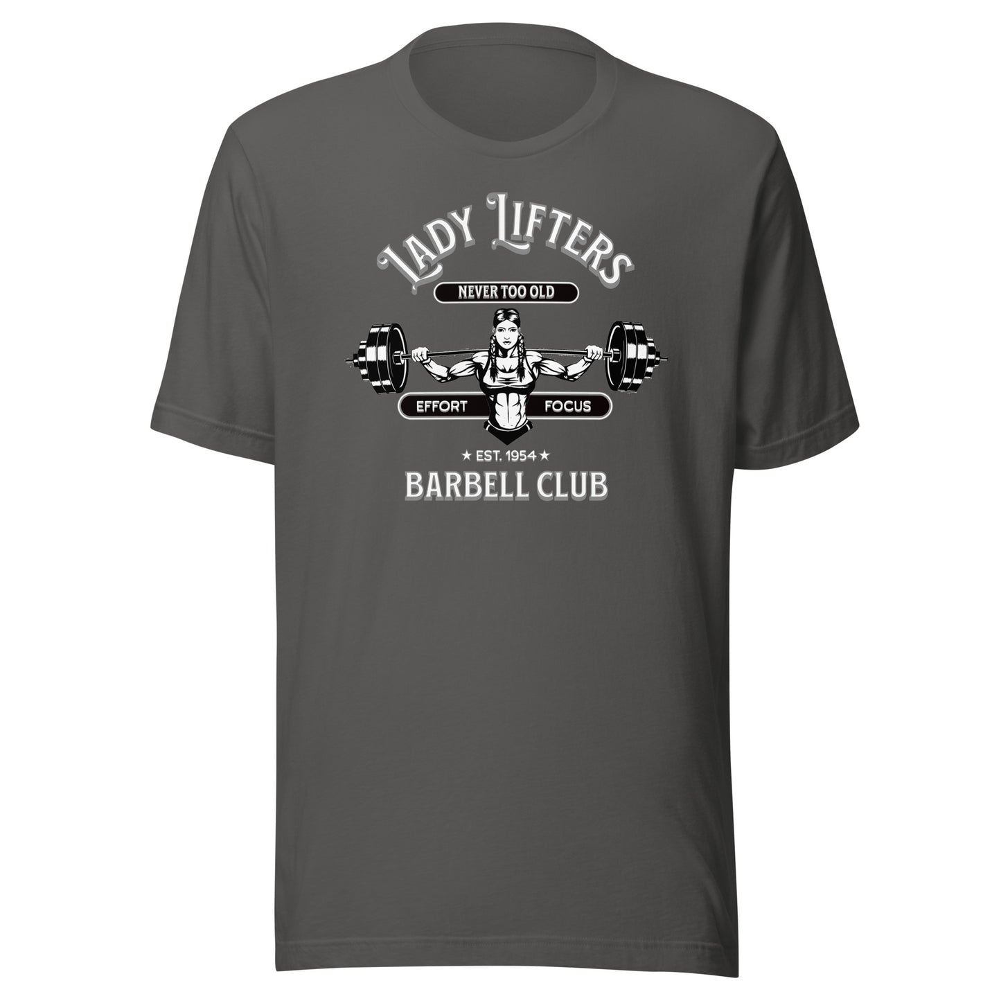Lady Lifters Barbell Club Unisex t-shirt