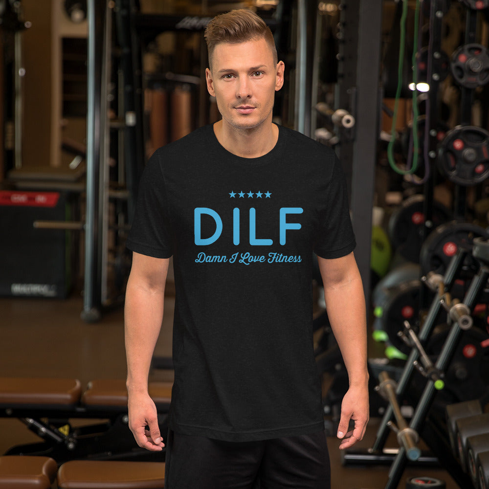  DILF - Dude I Love Fitness T-Shirt : Clothing, Shoes