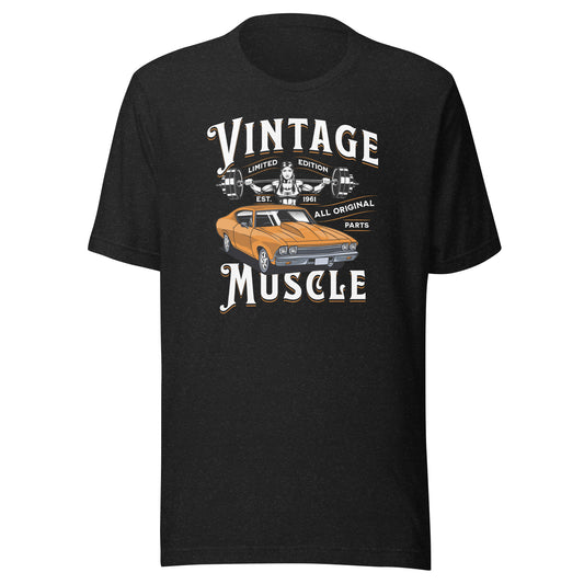 Vintage Muscle: Limited Edition Unisex t-shirt