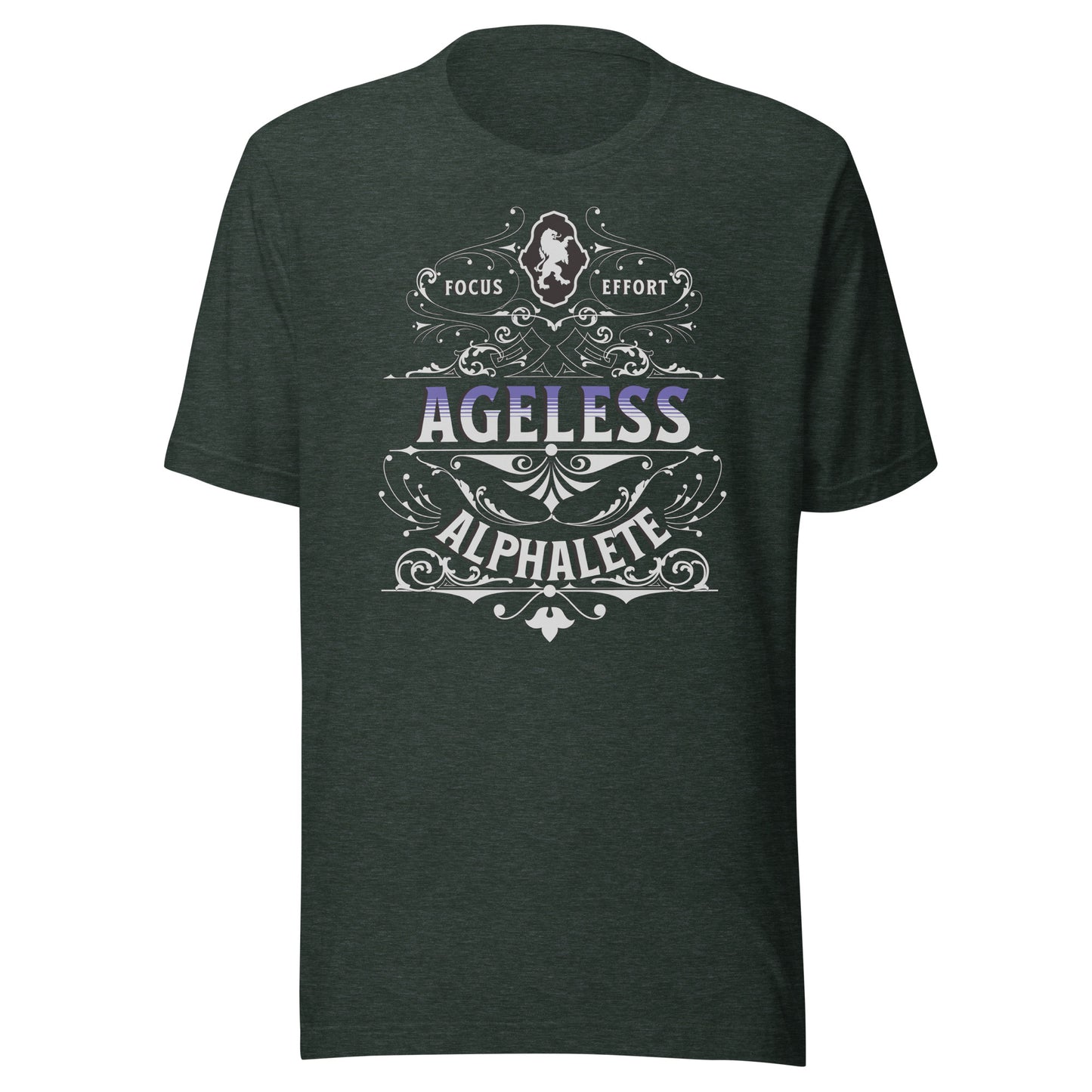 Ageless Alphalete: Focus Effort Unisex T-shirt