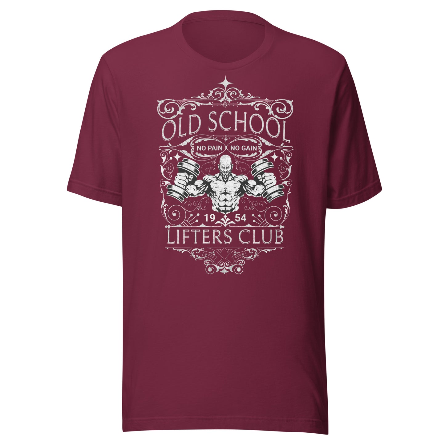Old School Lifters Club: No Pain No Gain Unisex T-shirt