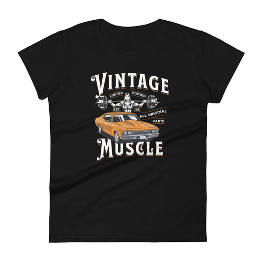 Vintage Muscle Women's Short Sleeve T-shirt