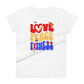 Love Peace Fitness Women's short sleeve t-shirt