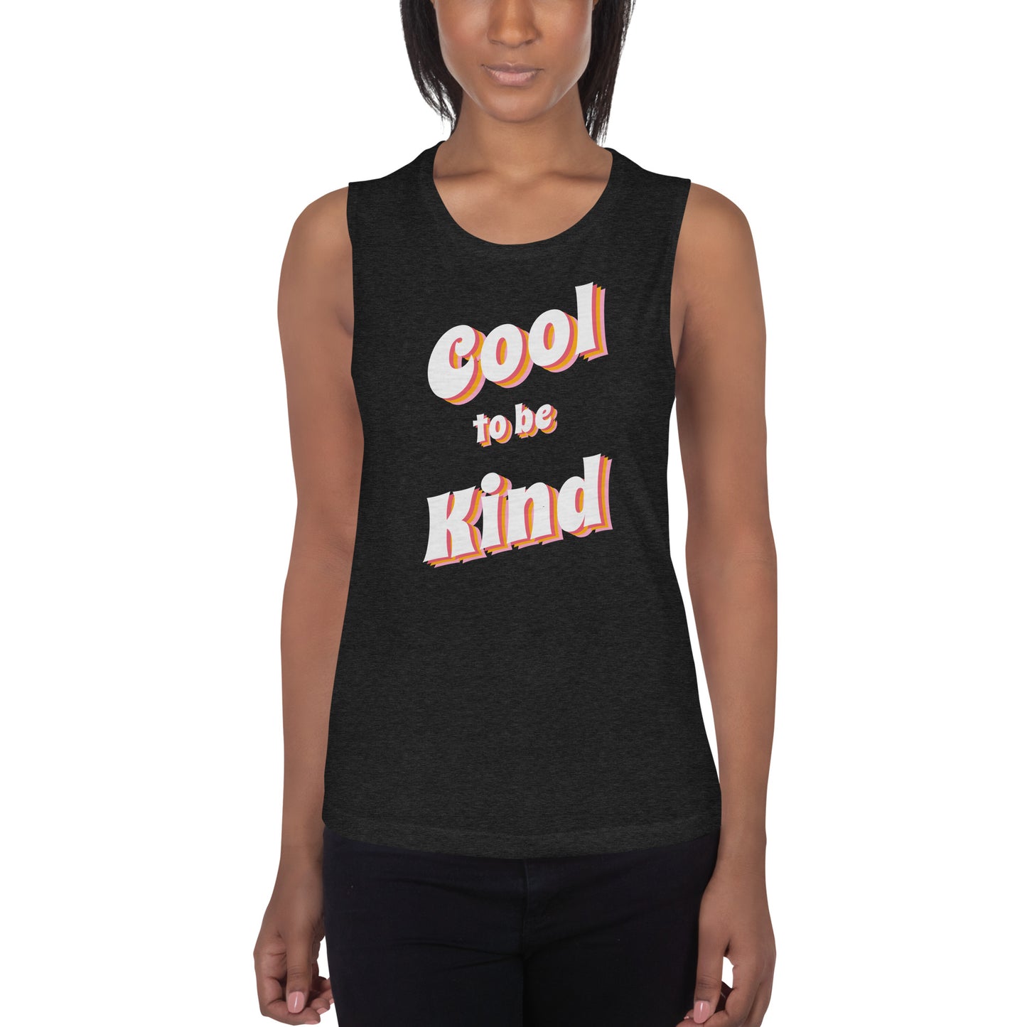 Cool to be Kind Retro Women's Muscle Tank