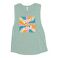 Cool to be Kind Retro Ladies’ Muscle Tank