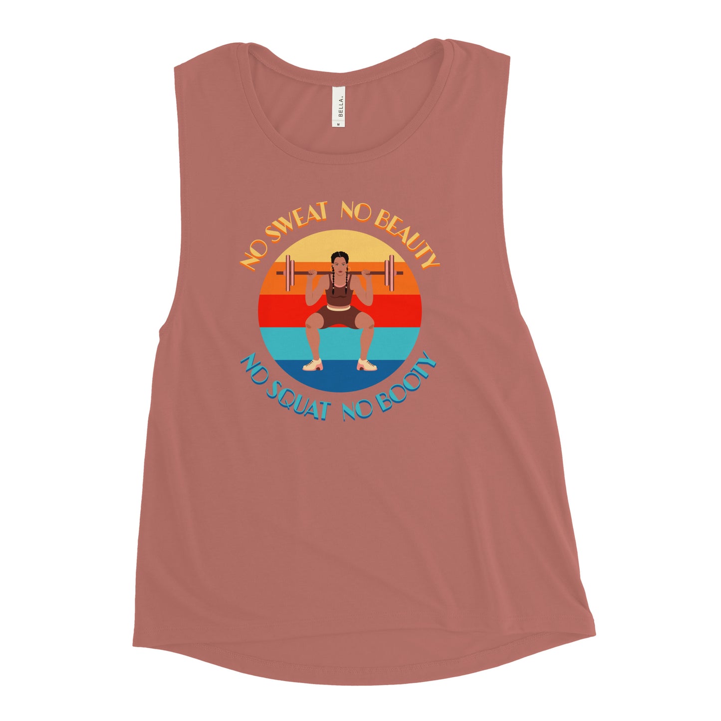 No Sweat No Beauty Ladies’ Muscle Tank