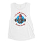 Lipstick, Lunges and Lifts Ladies’ Muscle Tank