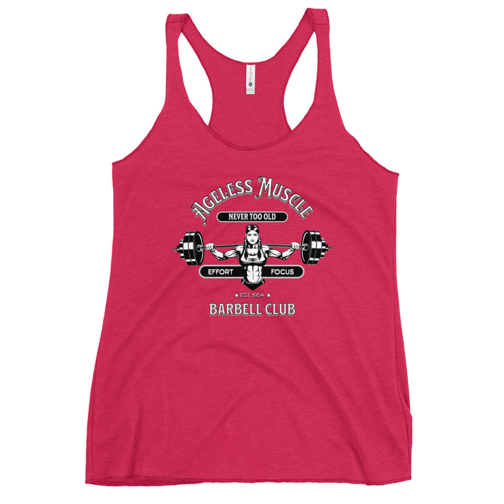 Ageless Muscle Barbell Club Women's Racerback Tank